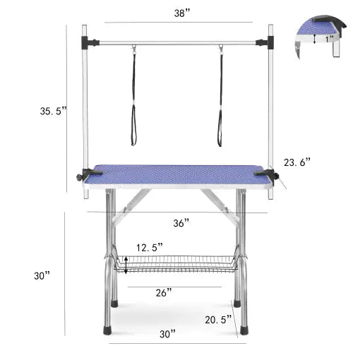 Foldable Grooming Table